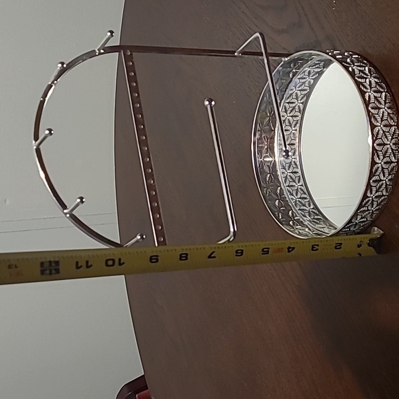 Rachel Ashwell mirrored jewelry display storage silver organizer in Like New con - Picture 5 of 10